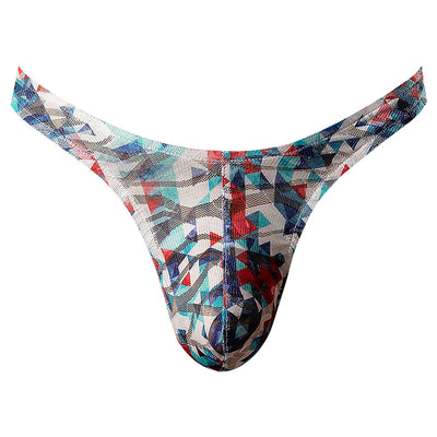 Male Power Your Lace Or Mine Bong Thong Geometric