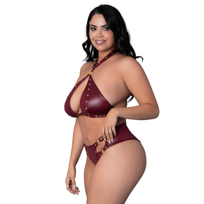 Lust Fetish Juno Burgundy