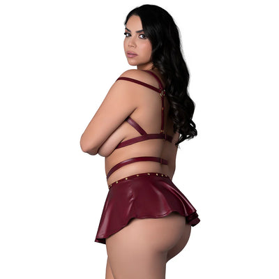 Lust Fetish Iris Burgundy