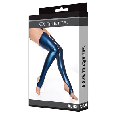 Coquette Darque Stockings Blue