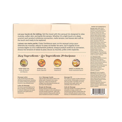 Earthly Body Hemp Seed Massage in a Box Gift Set