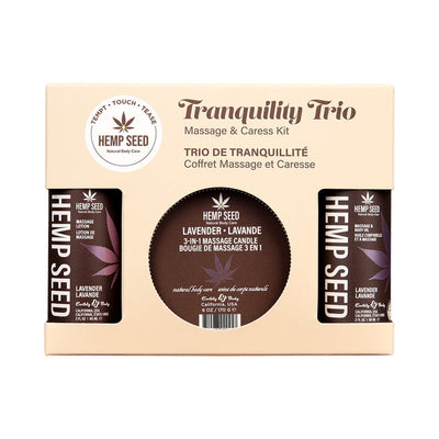 Earthly Body Hemp Seed Massage in a Box Gift Set