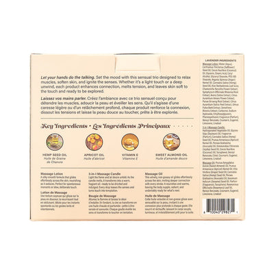 Earthly Body Hemp Seed Massage in a Box Gift Set