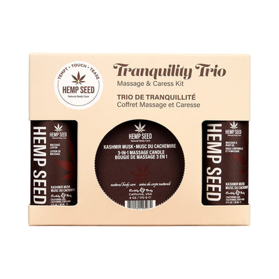 Earthly Body Hemp Seed Massage in a Box Gift Set
