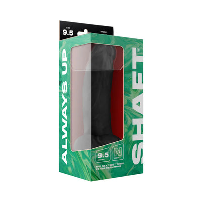 Shaft Model N 9.5 in. Liquid Silicone Dong with Balls