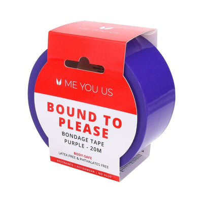 Me You Us Bound To Please Bondage Tape Restraints Purple 20m