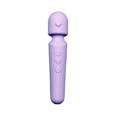 Powerful Liquid silicone Wand with heart BWV0163