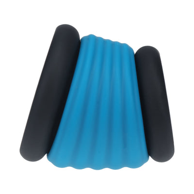 LEVELZ Tube Silicone Cock Ring Black/Teal
