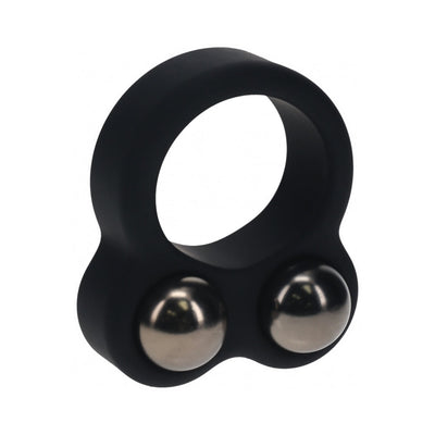 LEVELZ Liquid Silicone Double Weighted Ball Cock Ring