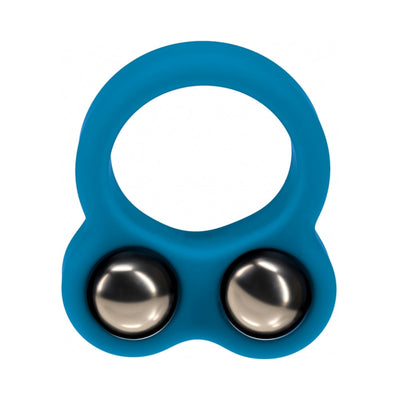 LEVELZ Liquid Silicone Double Weighted Ball Cock Ring