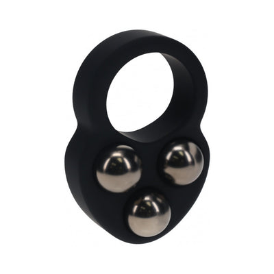 LEVELZ Liquid Silicone Triple Weighted Ball Cock Ring