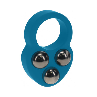 LEVELZ Liquid Silicone Triple Weighted Ball Cock Ring