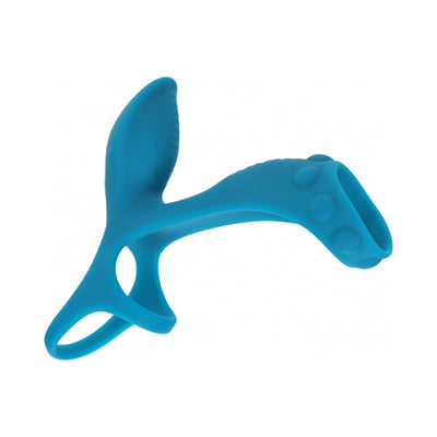 LEVELZ Vibrating Silicone Cock & Ball Ring with Shaft Loop