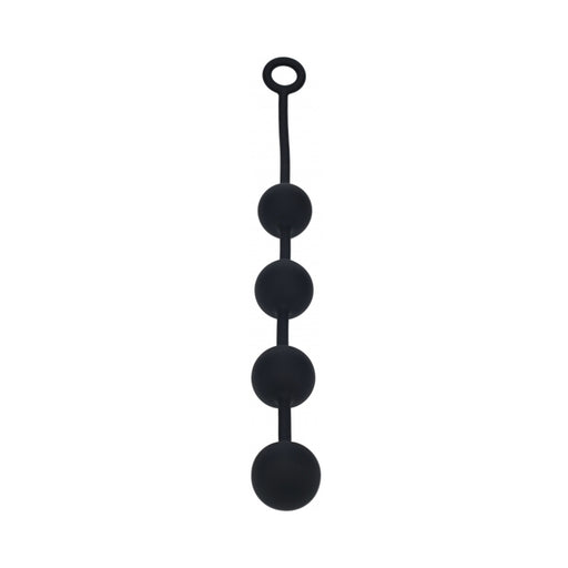 LEVELZ Round Silicone Anal Balls XLarge 50mm Black