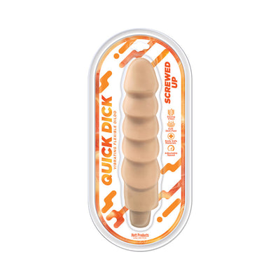Quick Dick Screwed Up Multi-Speed Vibration Realistic Dildo 8.5in