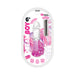 Wet Dreams Dream Boy Jelly Dildo Clear/Magenta Gradient W/ Rechargeable Multi-Speed Bullet  6in