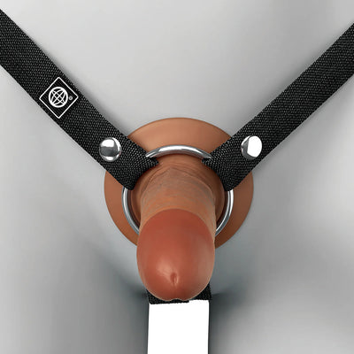 Fantasy X-Tensions Elite 5 Silicone Hollow Strap-On Dual Density - Brown