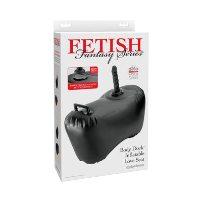 Fetish Fantasy Series Body Dock Inflatable Love Seat - Black