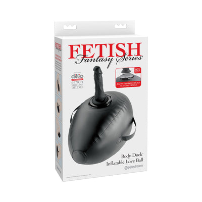Fetish Fantasy Series Body Dock Inflatable Love Ball - Black