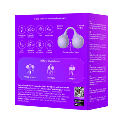 SVibe Snail Twinn Finger Vibrator Lilac
