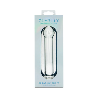 Clarity Seraphic Shaft Glass Dildo Components Box