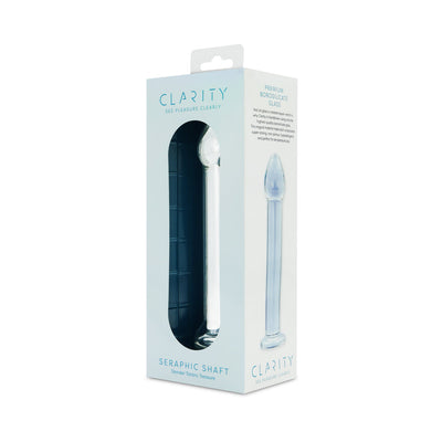 Clarity Seraphic Shaft Glass Dildo Components Box