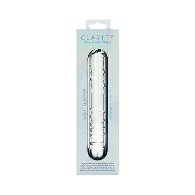 Clarity Elysian Sensation Glass Dildo