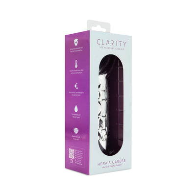 Clarity Heras Caress Glass Dildo