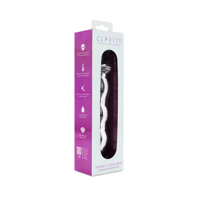 Clarity Heras Cascade Glass Dildo Component