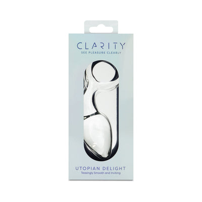 Clarity Utopian Delight Glass Dildo