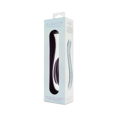 Clarity Celestial Curve Glass Dildo