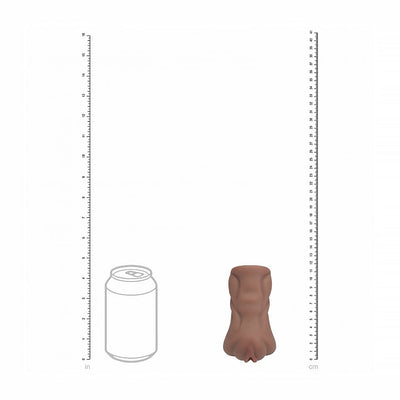 Xkin TPE Medium Masturbator 244g Brown