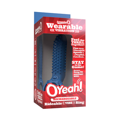 Screaming O Rechargeable O Yeah Silicone Blue