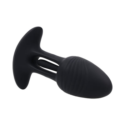 Rim Shot 2 AM Butt Plug Black