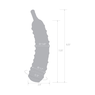 Glas 8.25 Dildo Caressing Cucumber