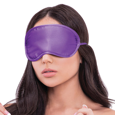 Lux Fetish Collar Cuffs & Leash Set - Purple
