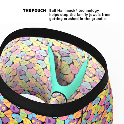 Shinesty The Candy Crush Candy Hearts Ball Hammock Pouch Underwear with Fly