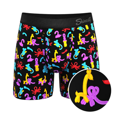 Shinesty The Knot Tonights Balloon Animal Ball Hammock Pouch Underwear with Fly