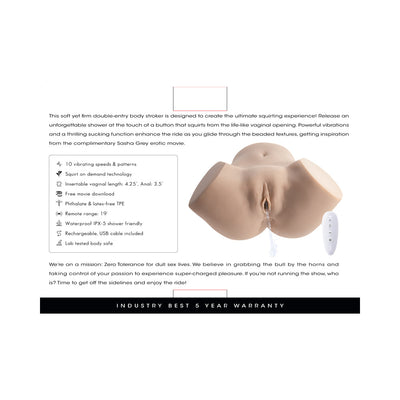 Zero Tolerance Small Body Squirting Stroker Light