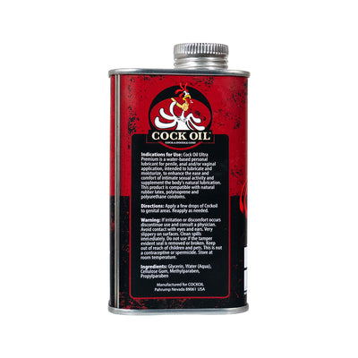 Cock Oil Water-Based Lubricant 9oz