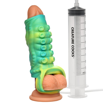 Creature Cocks Tentacle Squirting Silicone Penis Enhancer