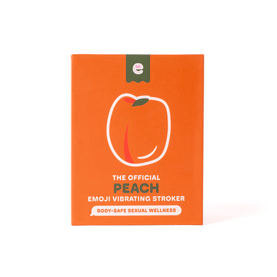 Emojibator Peach Vibrating Stroker