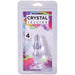 Crystal Jellies Novice Pop Plug 4 Inch Clear