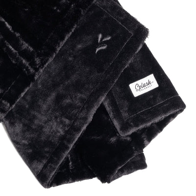 Splash Blanket Furlush Non-Bonded Extra Small Black