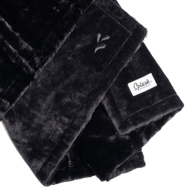Splash Blanket Furlush Non-Bonded Small Black
