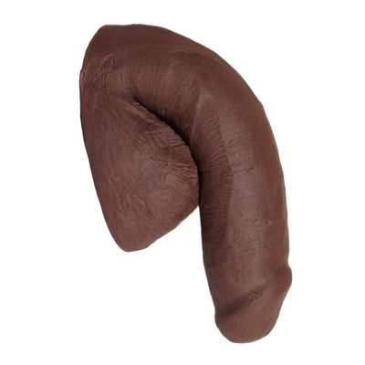 Dark brown realistic softskin Sailor 2 Packer designed for comfortable all-day wear and natural appearance.