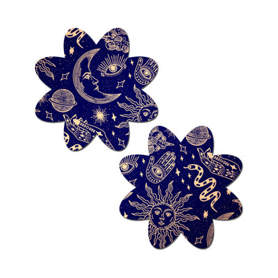 Pastease Midnight Celestial Sun & Moon Petal - Black/White O/S