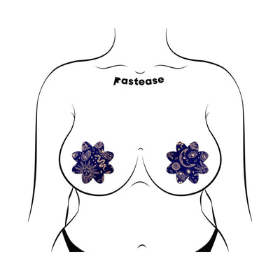Pastease Midnight Celestial Sun & Moon Petal - Black/White O/S