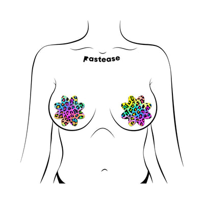 Pastease Cheetah Leopard Print Petal - Rainbow O/S