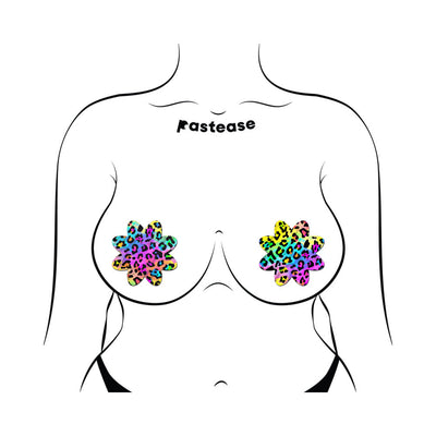 Pastease Cheetah Leopard Print Petal - Rainbow O/S